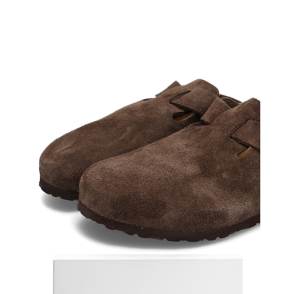 日本直邮BIRKENSTOCK 男士Boston凉鞋麂皮标准宽一脚蹬拖鞋 - 图3
