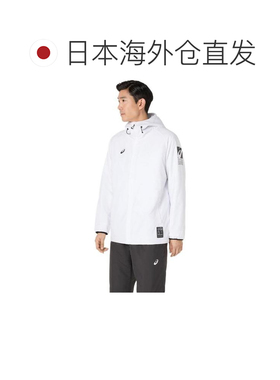 日本直邮ASICS 中长款防风连帽卫衣 2031F177.100(Men’s)外套