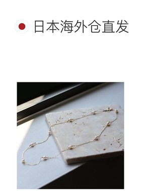 1h可退 日本直邮cui-cui Akoya珍珠 站饰项链 K10YG 783275