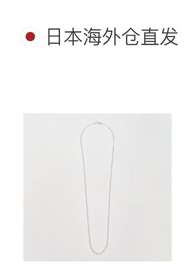 日潮直邮agete阿卡朵925银链条项链 简约百搭素链