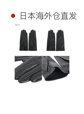 日本直邮DENTS 羊毛羔皮 触屏 无衬里 时尚配饰 手套  手机适用