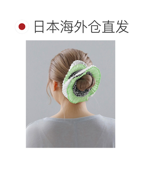 ANE MONE 女士 双拼格纹褶皱发束 T0660003H 【付后1h可退】