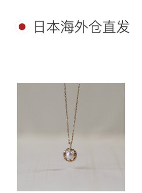 1h可退 日本直邮cui-cui K10YG 黄金淡水珍珠项链 40cm 附礼盒 78