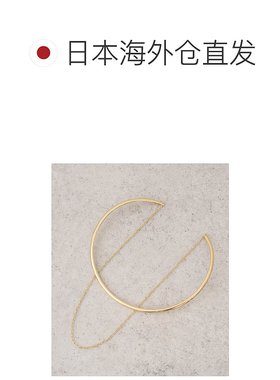 1h可退 日本直邮earth music&ecology 女士 叠戴款金属链条choker