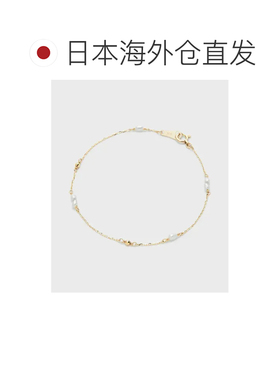 日本直邮NOJESS 女士K10珍珠手链 优雅小巧淡水珍珠 随机镜面球设