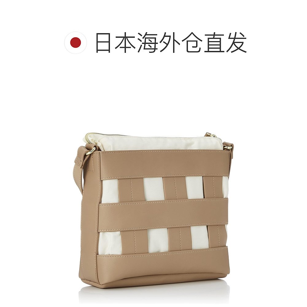 【日本直邮】Legato Largo 斜挎包 连接包单肩包 Lusso 米色 - 图1