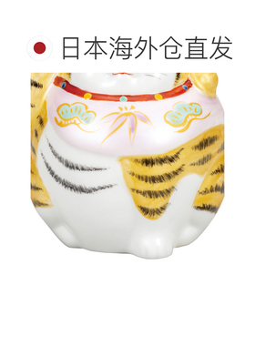 日本直邮九谷烧礼品包装4号金箔招财猫 装饰护身符招财猫流行礼物