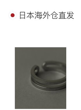 1h可退 日本直邮SMELLY 男士 轻盈设计 双线款 戒指 SM461KC003