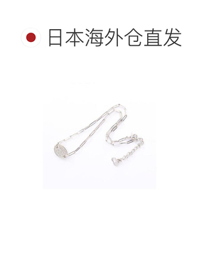 日本直邮中古vintage二奢Dior迪奥女B级9新necklace项链不锈钢项