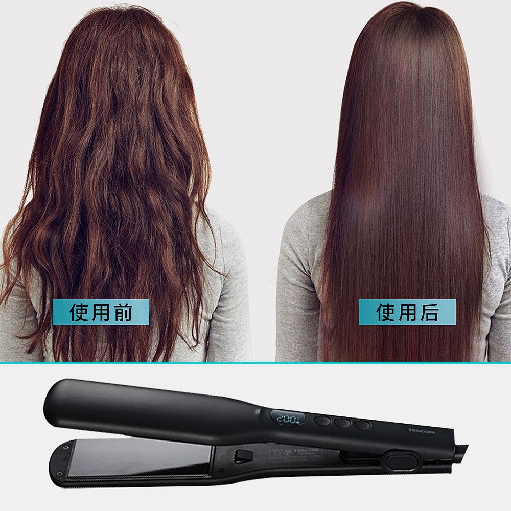 【日本直邮】TESCOM直板夹45mm宽夹板陶瓷涂层负离子直发器TS369A - 图2