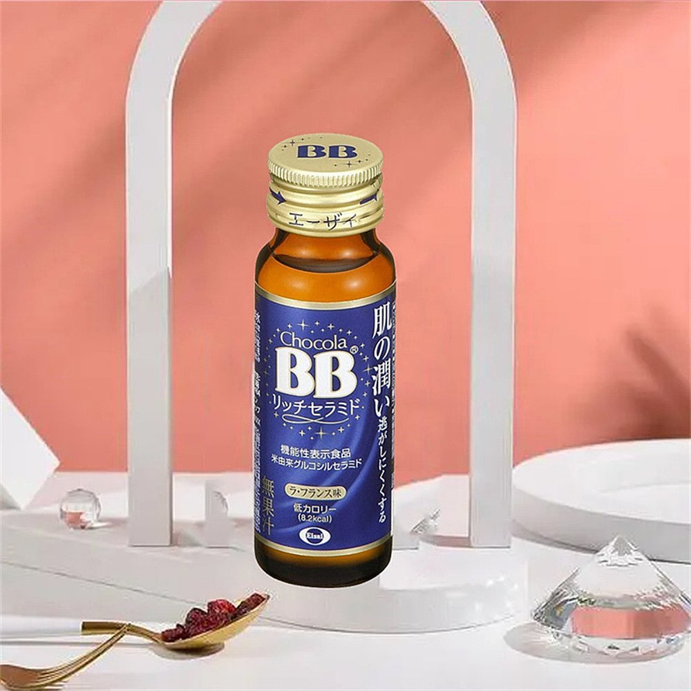 日本直邮Chocola BB玻尿酸神经酰胺保湿润泽口服液50ml*10瓶 - 图3