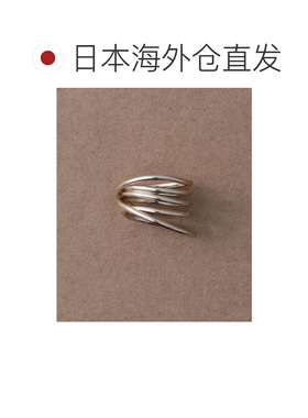 1h可退 日本直邮ete bijoux 女士个性拉线螺旋戒指 801005配饰