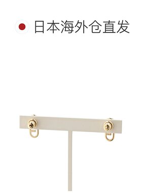 日本直邮FENDI 耳环 FENDI O'LOCK FF 耳钉 O'LOCK 耳环 8AH320 B