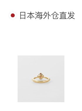 日本直邮日潮 agete 阿卡朵＜1月诞生石＞K10石榴石婴儿戒指红色