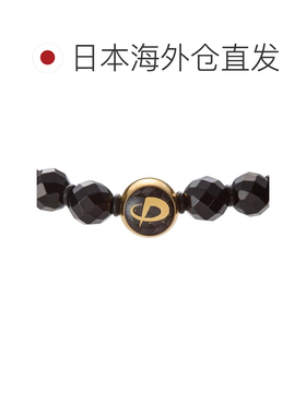 日本直邮法藤黑玛瑙单圈手链 6mm 18cm 男女通用配饰珠子