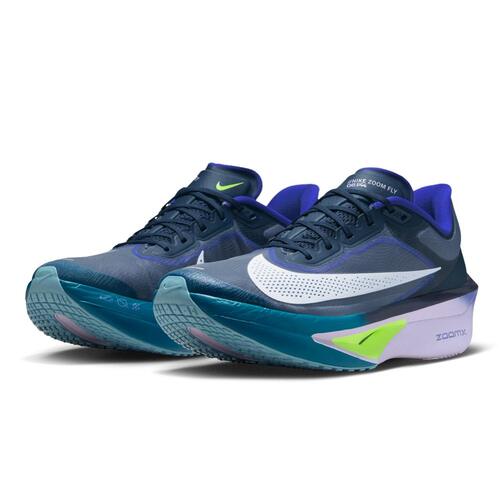 日本直邮Nike Zoom Fly 6 舒适柔软 休闲跑步鞋 蓝白色 男款耐克 - 图0