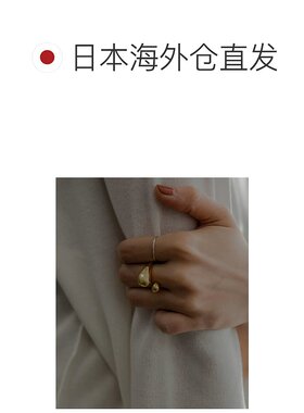 1h可退 日本直邮SMELLY so' 女士 SILVER925 金镀层简约戒指 SM33