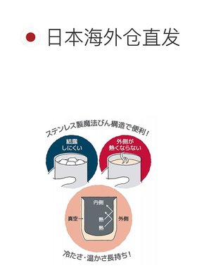 【日本直邮】THERMOS膳魔师真空保温杯360毫升防锈JDH-360小号