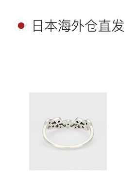 日本直邮日潮 agete阿卡朵银色标记戒指钻石银饰珠宝个性组合精致