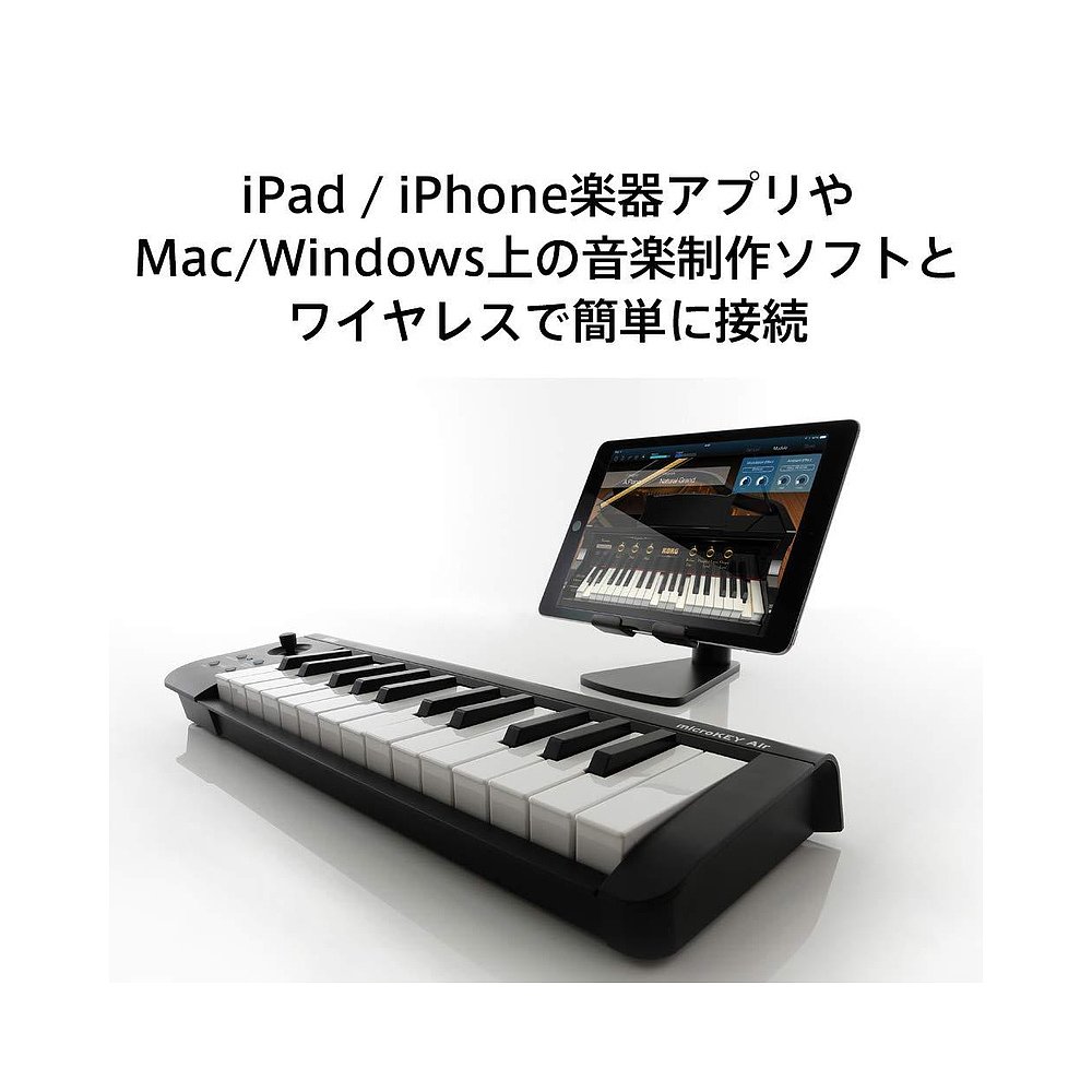 【日本直邮】KORG科音便携MIDI键盘MicroKey键蓝牙无线编曲音乐 - 图0