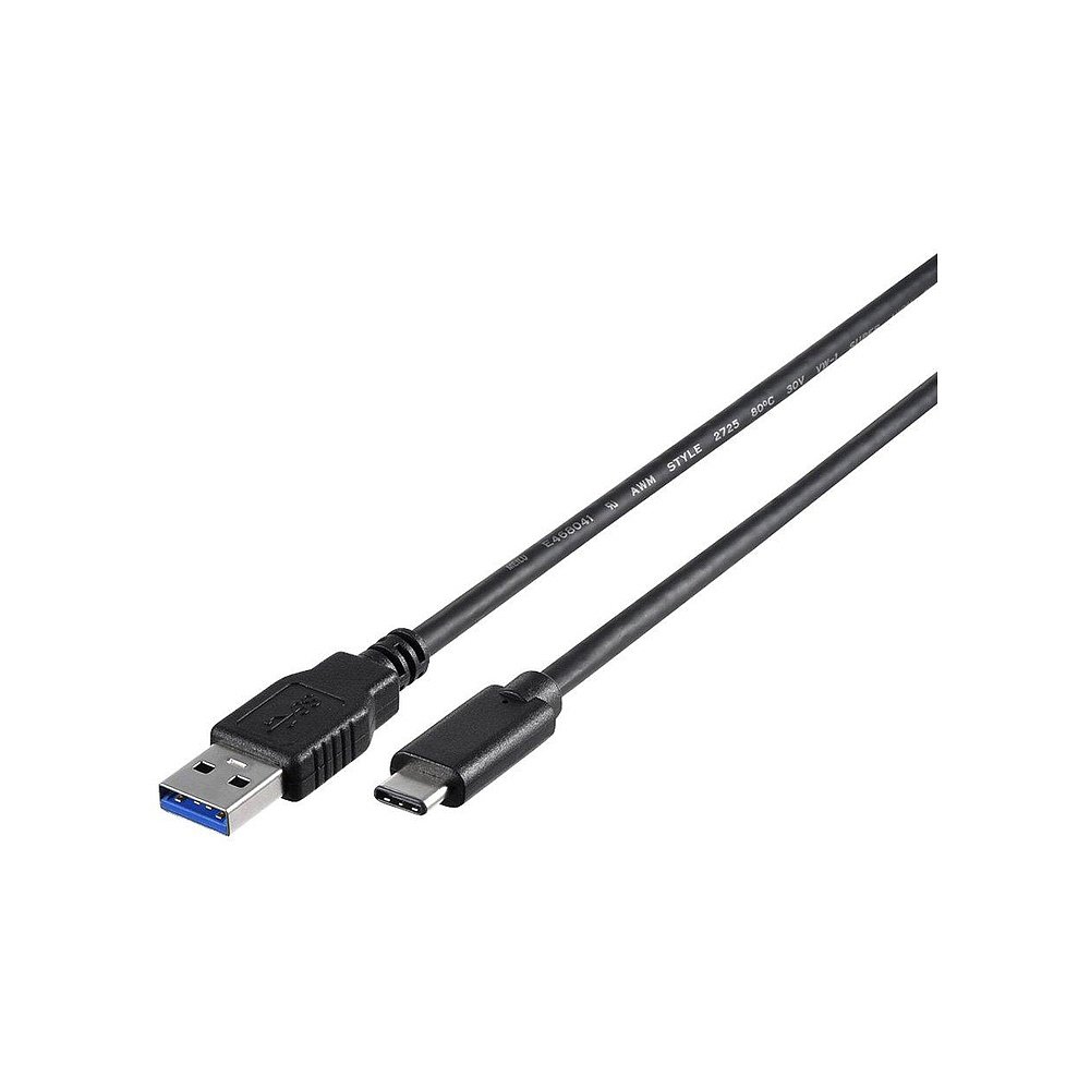 BUFFALO巴法络USB3.1Gen1数据线(AtoC)0.5m 黑色 - 图0