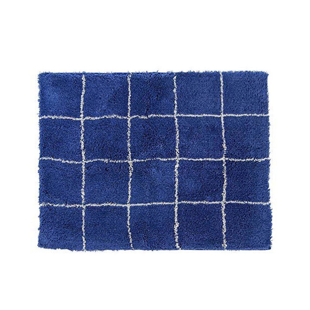【日本直邮】Oka 浴室垫 藏青色 45×60cm (吸水 速干)正品,淘宝优惠券,粉丝福利购,淘宝优惠卷