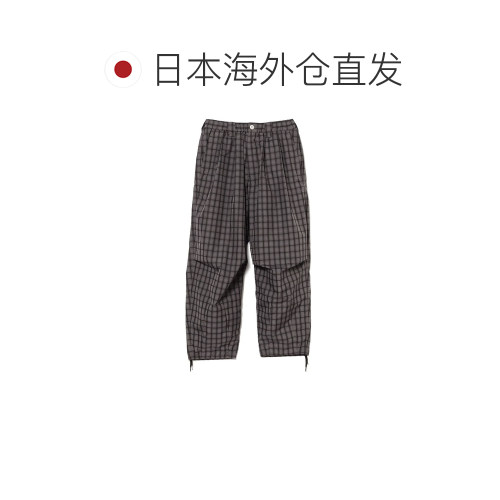 1h可退 日本直邮TIGHTBOOTH 男装 立体剪裁 格纹宽松束脚裤 11231 - 图1