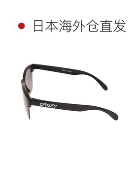 日本直邮Oakley 运动太阳镜 蛙式轻款 哑光黑渐变灰 9374-4963 UV