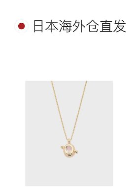 1h可退 日本直邮NOJESS K10莫尔甘石钻石箭头项链 30252116020