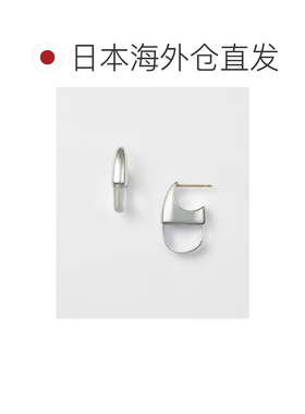 日本直邮agete 阿卡朵 女士 银K10金水晶耳钉 102【付后1h可退】