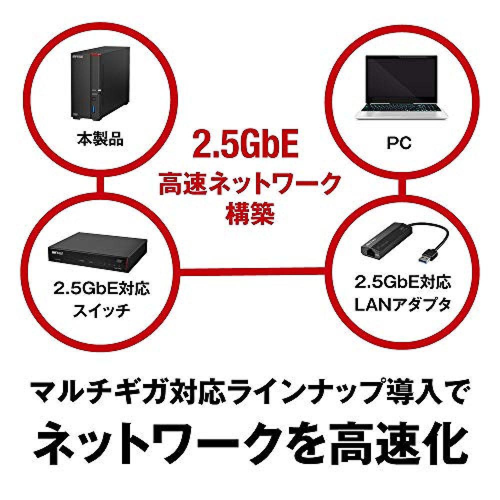 【日本直邮】Buffalo HDD 8TB Link Station LS710D巴法络硬盘 - 图2