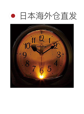 【日本直邮】RHYTHM 闹钟 リフレR665 8RE665SR04 蓝色 卧室 房间