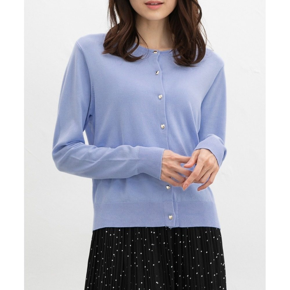 1h可退 日本直邮Honeys 女装 心形扣 紫外线防护 针织开衫 646321,淘宝优惠券,粉丝福利购,淘宝优惠卷