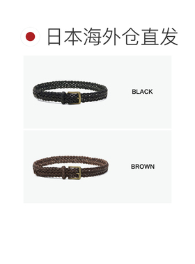 日本直邮ARTS&CRAFTS FIELDER MESH BELT 男士皮带 休闲 真皮 牛