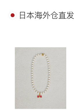 1h可退 日本直邮ear PAPILLONNER 女装 人造珍珠项链 镂空平形珍