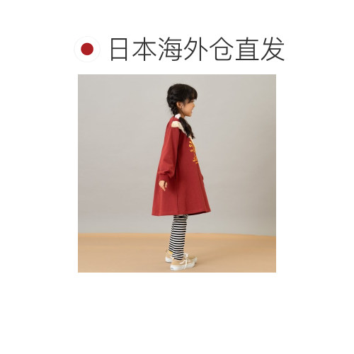 【特价】日本直邮and D.petitmain 流苏印花连衣裙 - 图1