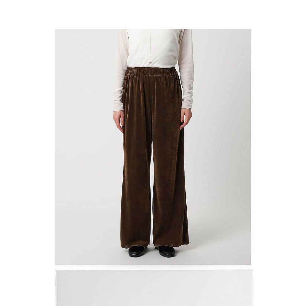 1h可退 日本直邮CITEN 透视植绒裁剪长裤运动裤子宽松印花廓形 - 图3