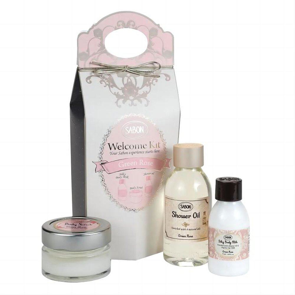 日本直邮SABON香氛美护套装沐浴油+磨砂膏+身体乳翠绿玫瑰正品,淘宝优惠券,粉丝福利购,淘宝优惠卷
