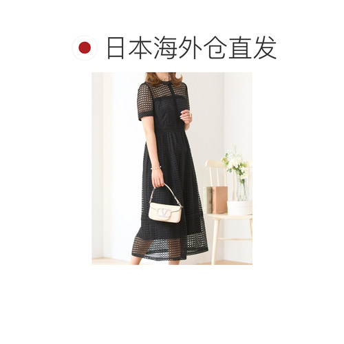 1h可退 日本直邮Prima Scherrer 女士蕾丝拼接透视连衣裙 psc3210 - 图1