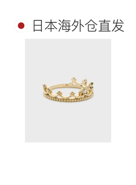 日本直邮NOJESS 女士K10钻石花冠小指环 30244111109