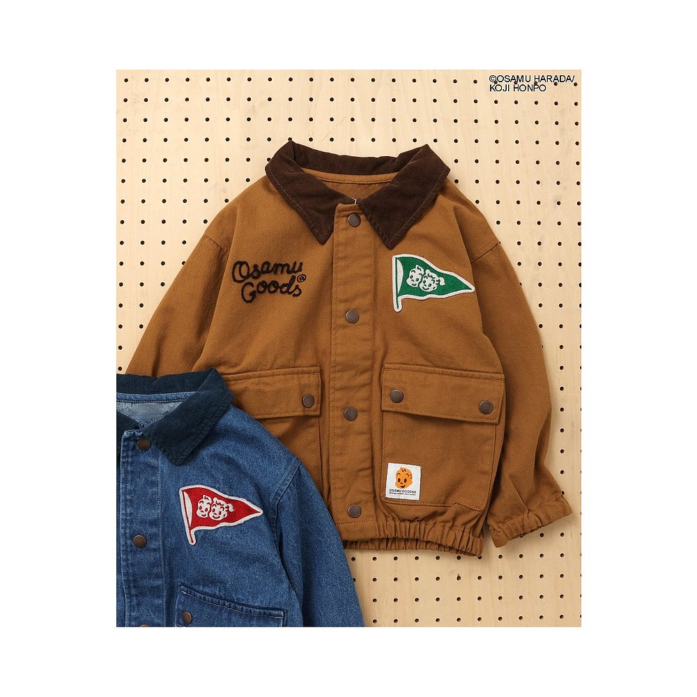 1h可退 日本直邮OSAMU GOODS 男女同款 秋季休闲工装夹克 J402955 - 图0