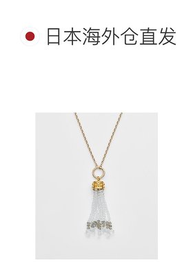 1h可退 日本直邮agete 阿卡朵 女士金色多宝石流苏吊坠 102521171