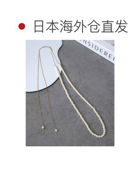 日本直邮Three Four Time 女士 珍珠滑扣Y型项链 85850138