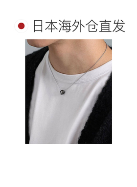 LION HEART 男女同款 双环吊坠项链 医用级316L不锈钢+钨金材质 1