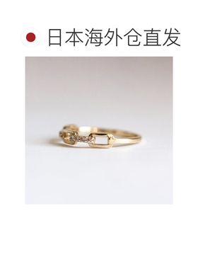 1h可退 日本直邮cui-cui 钻石Lien系列 戒指 K10YG材质 756371