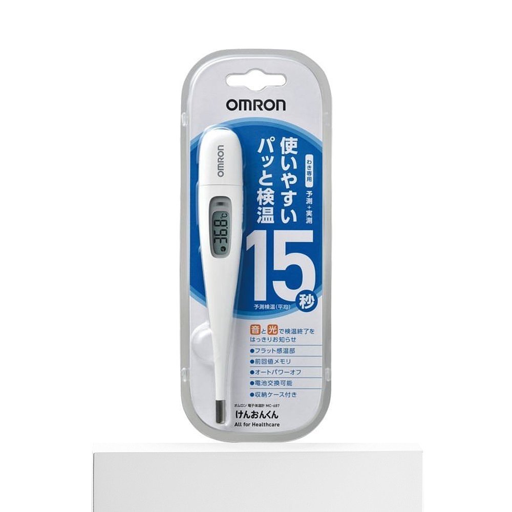 日本直邮 OMRON欧姆龙电子体温计家用精准温度医用腋下M-图3