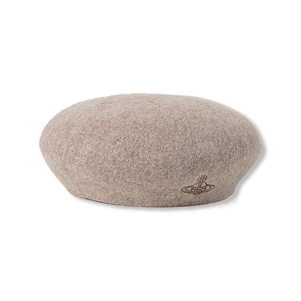 日本直邮西太后土星女款刺绣羊毛时尚贝雷帽复古帽子2025春秋新款