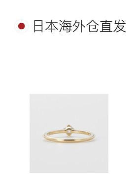 日本直邮日潮 agete 阿卡朵 ＜3月生日石＞K10海蓝宝石尾戒戒指