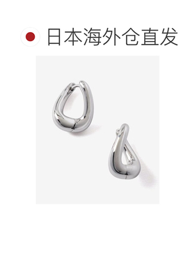 日本直邮TOM WOOD TWIST HOOPS SMALL 101611 扭纹耳环 银色 男女