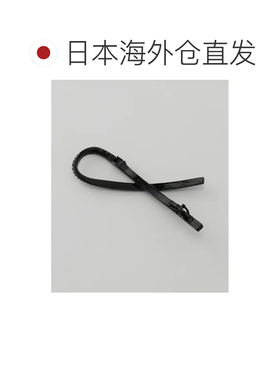日本直邮ROPE' ROPE 女士黑色线条水晶发夹 时尚【付后1h可退】